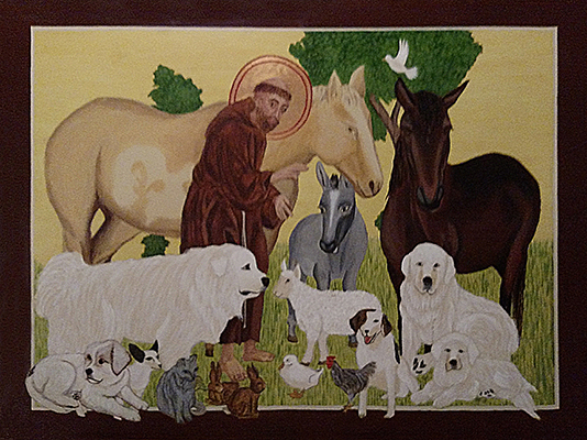 St. Francis Preaching to Animals